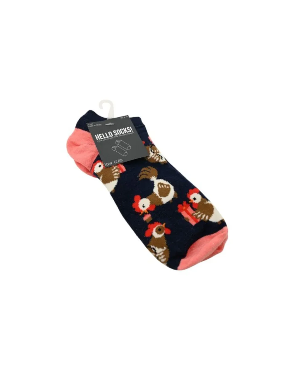 NIP Various Lot Of 4 Pairs Novelty Socks One Size Green Red Navy Pig Chicken